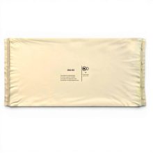 Gold-colored chocolate bar wrapper laid flat with small black text reading 'GIA-D2' and a 'KOD' logo in the center.