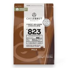 CALLEBAUT Čokoláda mliečna 823 - 33,6%, 2,5kg