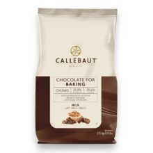 Čokoláda na zapekanie mliečna chunks L 2,5kg CALLEBAUT