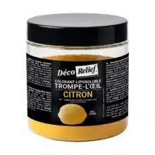 Farba prášková do čokolády trompe l´oeil - citrón, 100g DÉCO RELIEF