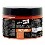 Farba prášková do čokolády LAQUE - oranžová, 20g DÉCO RELIEF