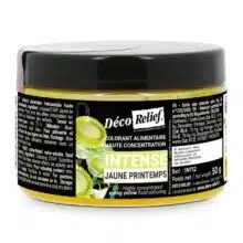 Farba prášková do vody INTENSE - jarná žltá, 50g DÉCO RELIEF