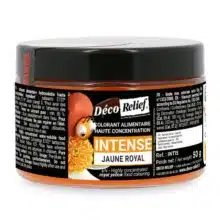 Farba prášková do vody INTENSE - kráľovská žltá, 50g DÉCO RELIEF