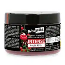 Farba prášková do vody INTENSE - kráľovská červená, 50g DÉCO RELIEF