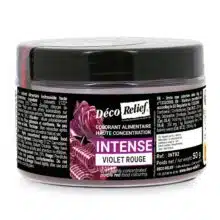 Farba prášková do vody INTENSE - červeno fialová, 50g DÉCO RELIEF