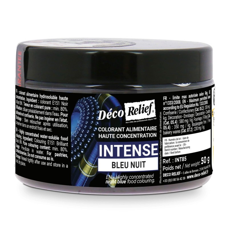 260039_127447-d6516386f1.jpg Farba prášková do vody INTENSE - nočná modrá, 50g DÉCO RELIEF – Obrázok 1