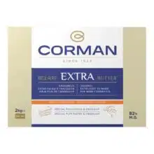 Maslo plátkové EXTRA WARM 82% CORMAN